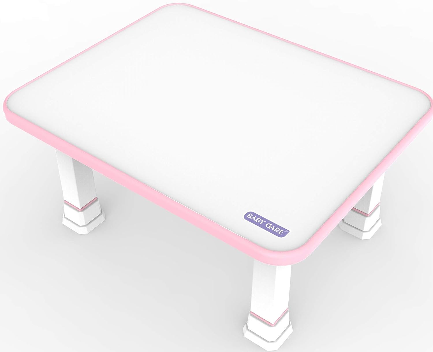 Baby Care Kids Folding Floor Table w/Adjustable Heights