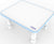 Baby Care Kids Folding Floor Table w/Adjustable Heights